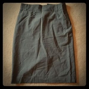 Pencil skirt with belt loops